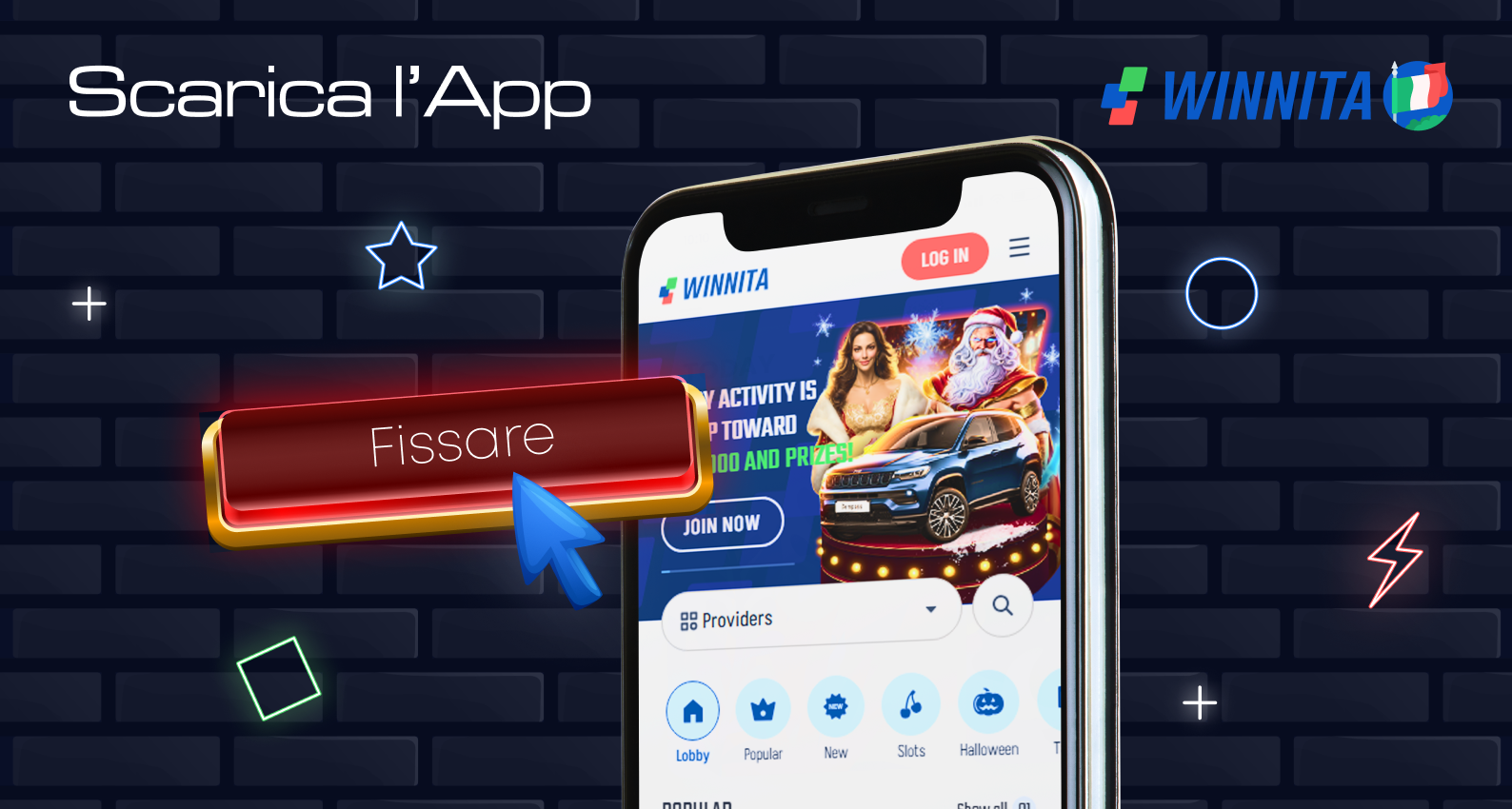 Winnita offre servizi di casinò nell'applicazione mobile